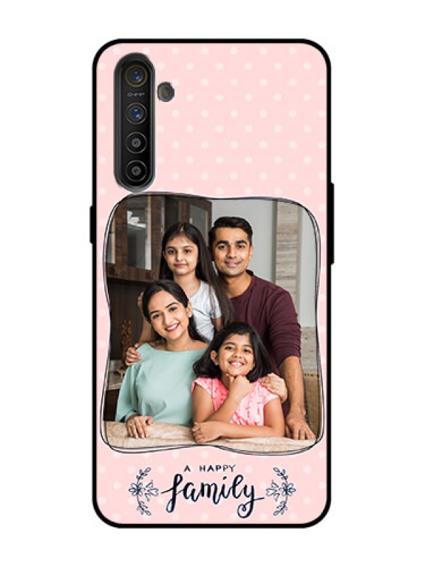 Custom Realme XT Custom Metal Phone Case - Family With Dots Design