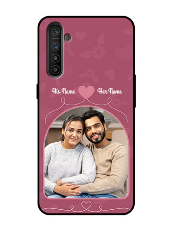 Custom Realme XT Custom Metal Phone Case - Love Floral Design