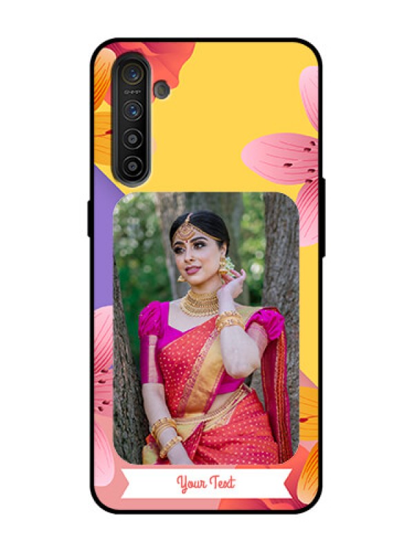 Custom Realme XT Custom Metal Phone Case - 3 Image With Vintage Floral Design