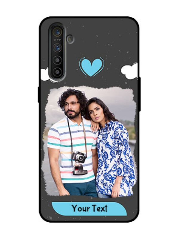 Custom Realme XT Custom Metal Phone Case - Splashes With Love Doodles Design