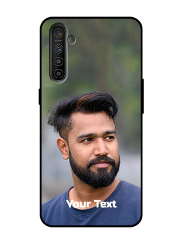 Custom Realme XT Custom Metal Phone Case - Photo With Text Design