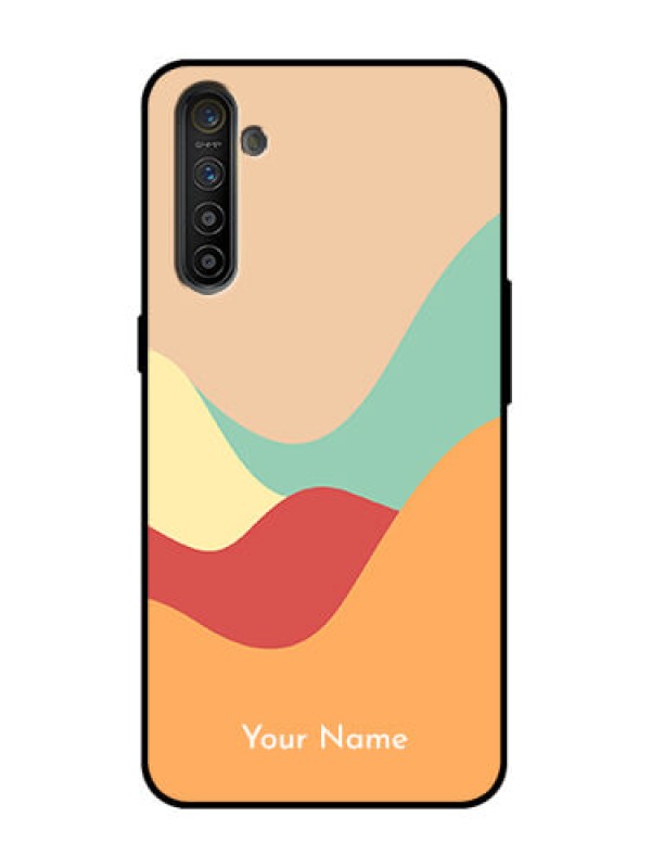 Custom Realme XT Custom Metal Phone Case - Ocean Waves Multi - Colour Design