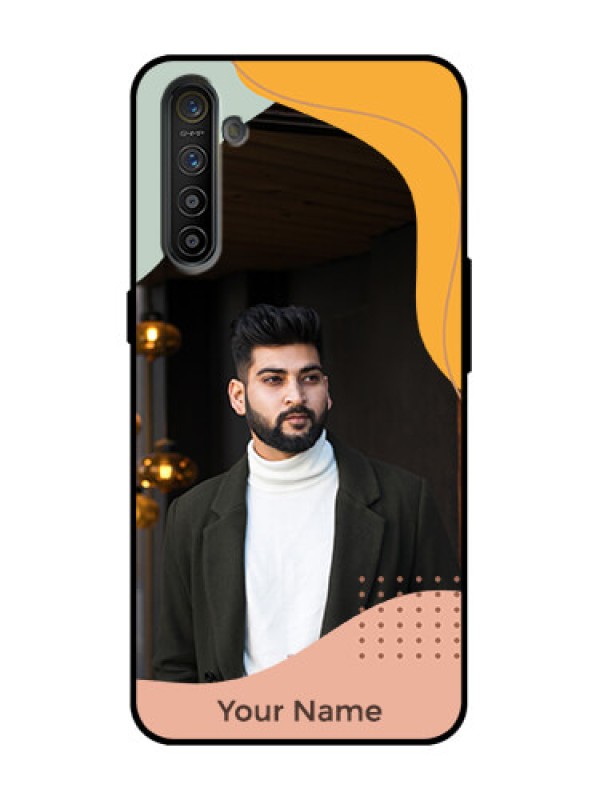 Custom Realme XT Custom Metal Phone Case - Tri - Coloured Overlay Design