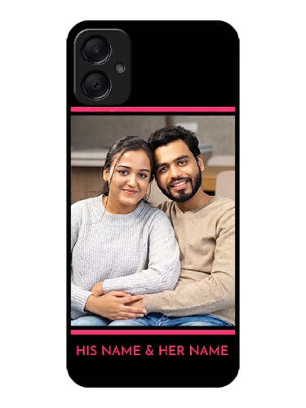Custom Galaxy A05 Custom Metal Phone CaseWith Add Text Design