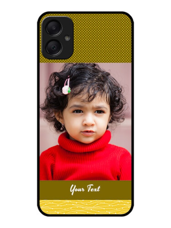 Custom Galaxy A05 Custom Metal Phone CaseSimple Green Color Design