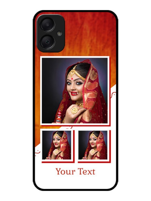 Custom Galaxy A05 Custom Metal Phone CaseWedding Memories Design