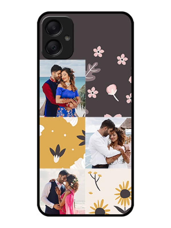 Custom Galaxy A05 Custom Metal Phone Case3 Images With Floral Design