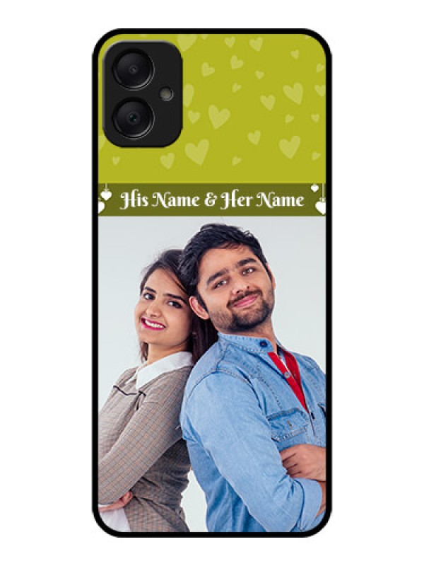 Custom Galaxy A05 Custom Metal Phone CaseYou and Me Heart Design