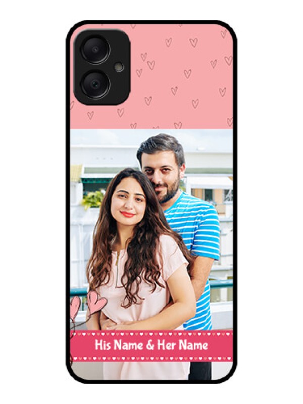 Custom Galaxy A05 Custom Metal Phone CaseLove Design Peach Color