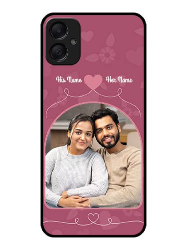 Custom Galaxy A05 Custom Metal Phone CaseLove Floral Design