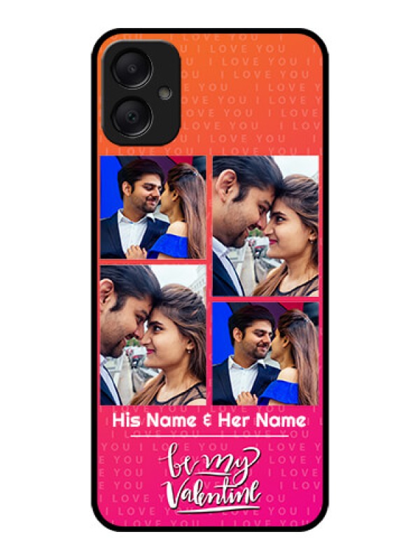 Custom Galaxy A05 Custom Metal Phone CaseI Love You Pink Design