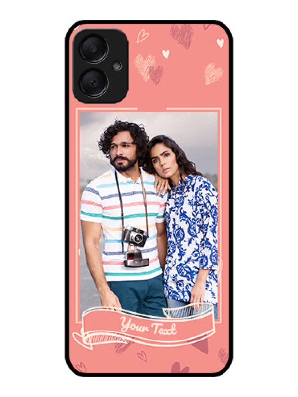 Custom Galaxy A05 Custom Metal Phone CaseLove Doodle Art Design