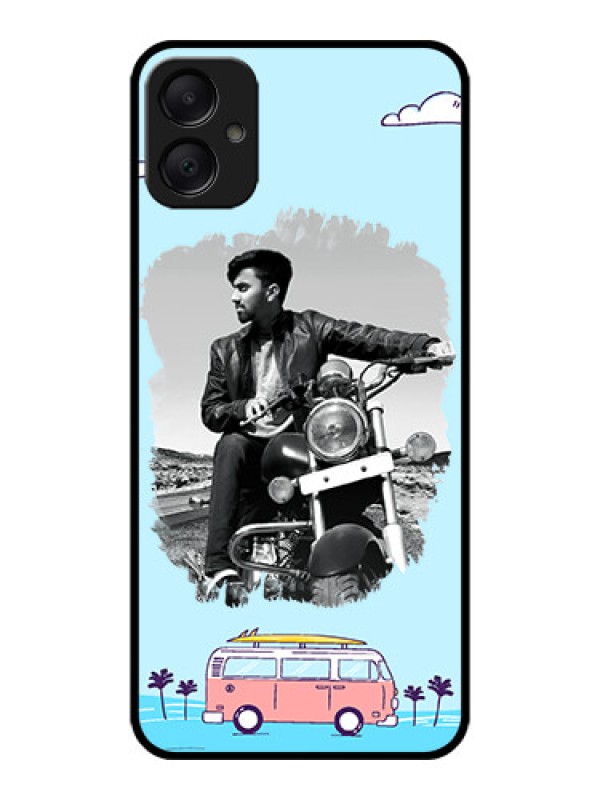 Custom Galaxy A05 Custom Metal Phone CaseTravel and Adventure Design