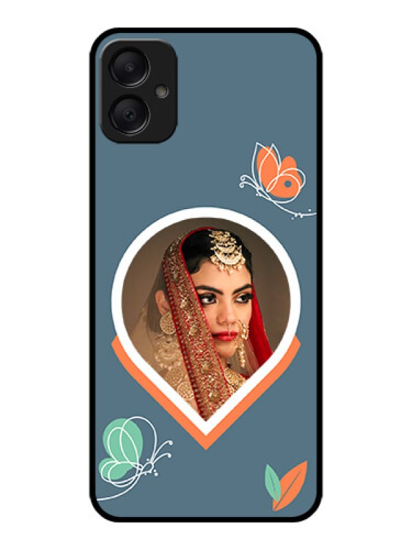 Custom Galaxy A05 Custom Metal Phone CaseDroplet Butterflies Design