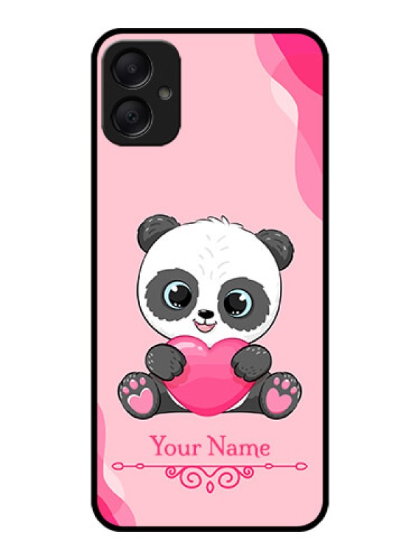 Custom Galaxy A05 Custom Metal Phone CaseCute Panda Design