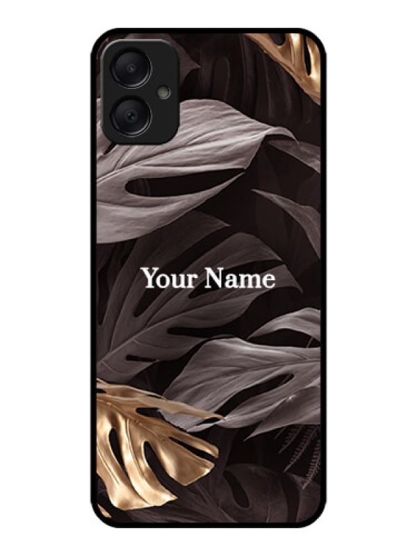 Custom Galaxy A05 Custom Metal Phone CaseWild Leaves Digital Paint Design