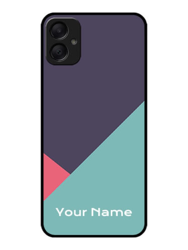 Custom Galaxy A05 Custom Metal Phone CaseTri Color Abstract Design