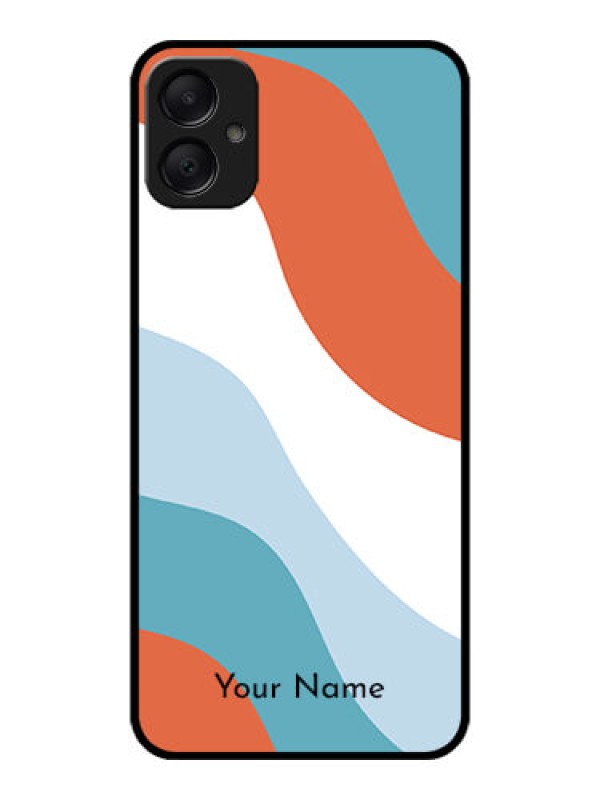 Custom Galaxy A05 Custom Metal Phone CaseColoured Waves Design