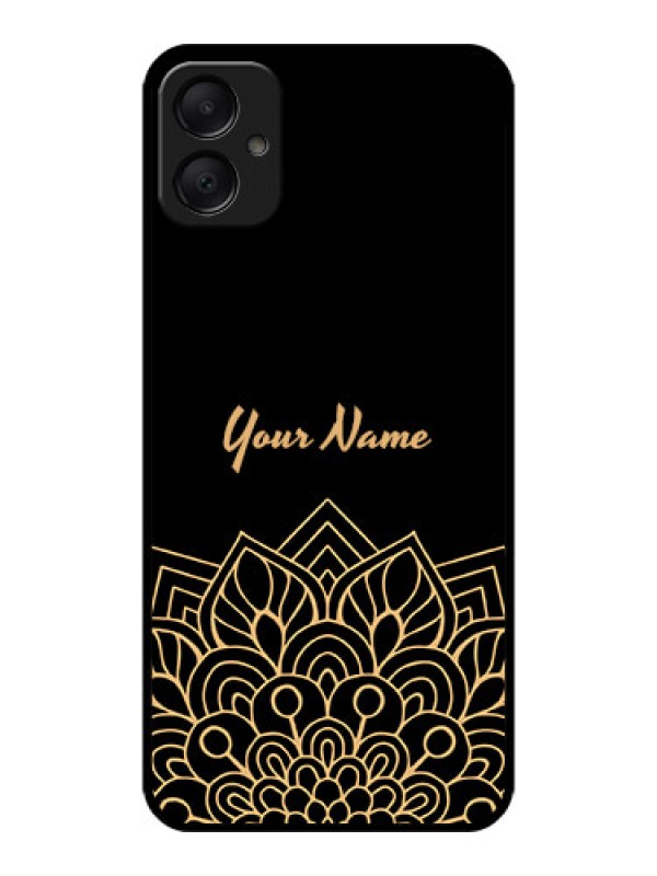 Custom Galaxy A05 Custom Metal Phone CaseGolden Mandala Design