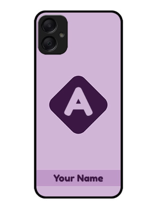 Custom Galaxy A05 Custom Metal Phone CaseCustom Letter In Curved Badge Design