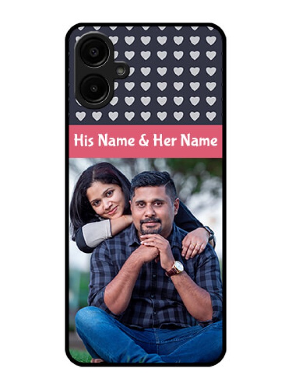 Custom Galaxy A06 Custom Metal Phone CaseLove Symbols Design