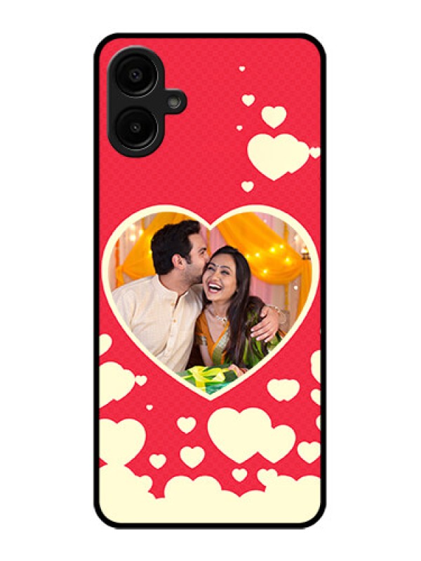 Custom Galaxy A06 Custom Metal Phone CaseLove Symbols Phone Cover Design