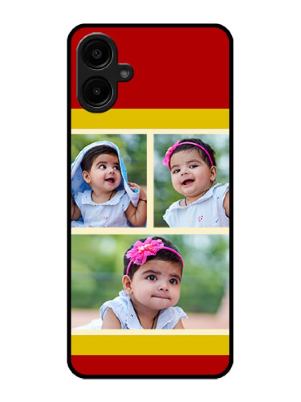 Custom Galaxy A06 Custom Metal Phone CaseMultiple Pic Upload Design
