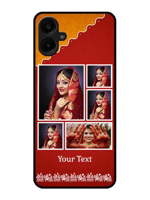 Custom Galaxy A06 Custom Metal Phone CaseWedding Pic Upload Design