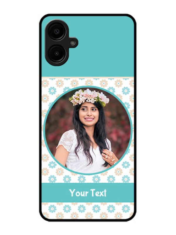Custom Galaxy A06 Custom Metal Phone CaseBeautiful Flowers Design