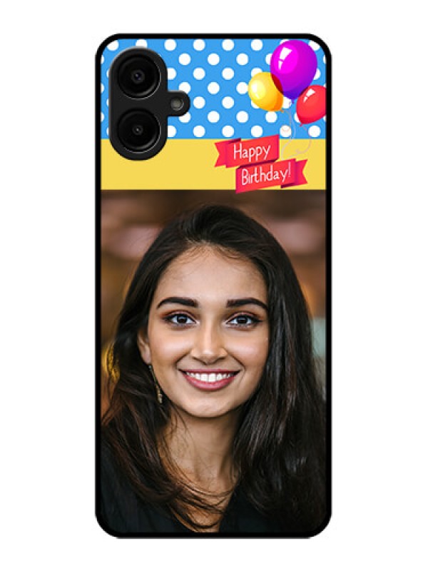 Custom Galaxy A06 Custom Metal Phone CaseHappy Birthday Design
