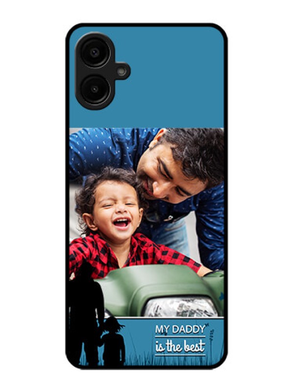 Custom Galaxy A06 Custom Metal Phone CaseBest Dad Design