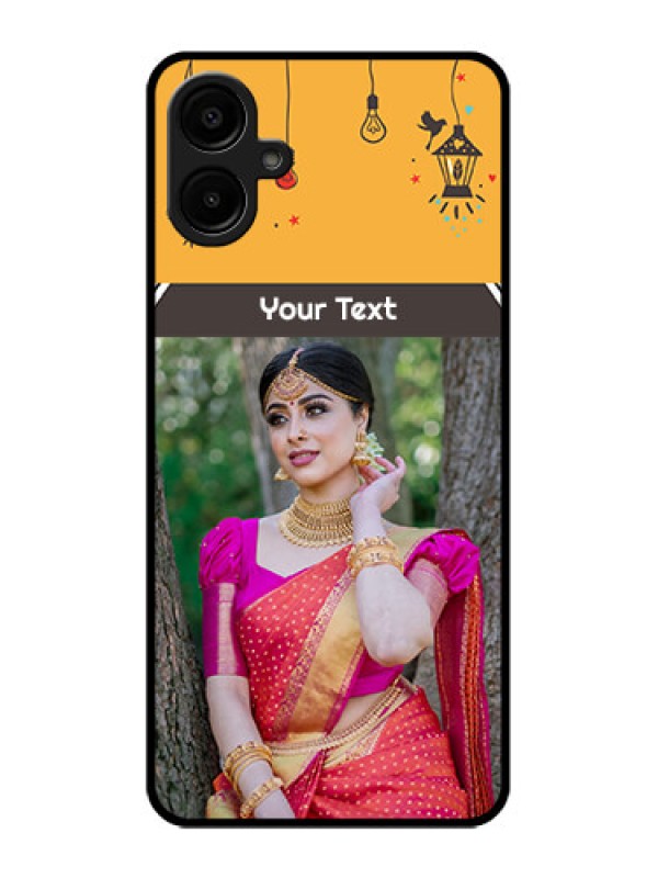 Custom Galaxy A06 Custom Metal Phone CaseWith Family Picture And Icons