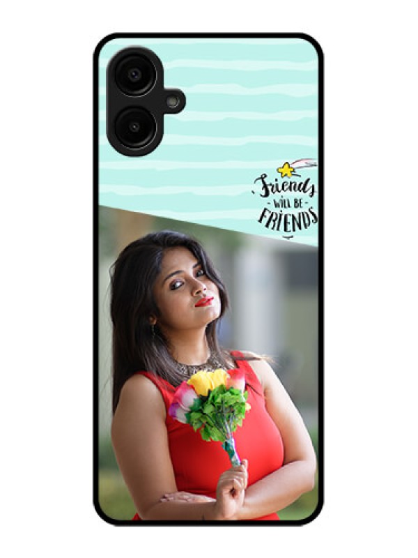 Custom Galaxy A06 Custom Metal Phone CaseFriends Picture Icon Design
