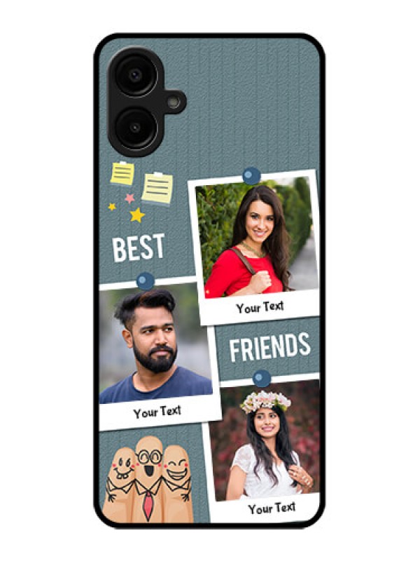 Custom Galaxy A06 Custom Metal Phone CaseSticky Frames And Friendship Design