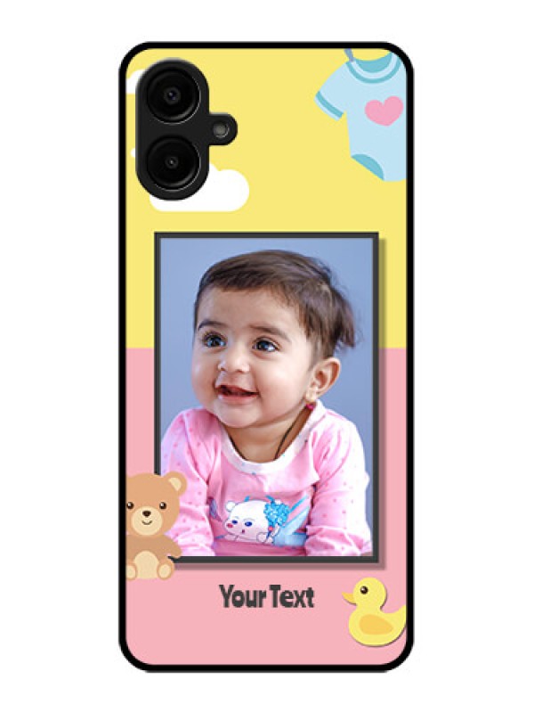 Custom Galaxy A06 Custom Metal Phone CaseKids 2 Color Design