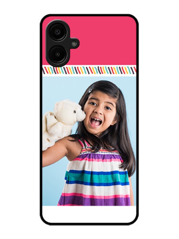 Custom Galaxy A06 Custom Metal Phone CaseLine Art Design