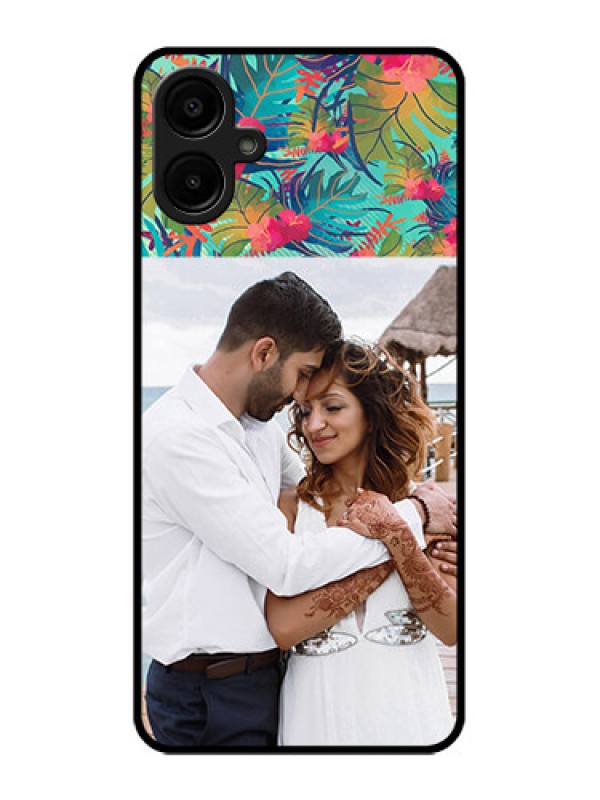 Custom Galaxy A06 Custom Metal Phone CaseWatercolor Floral Design