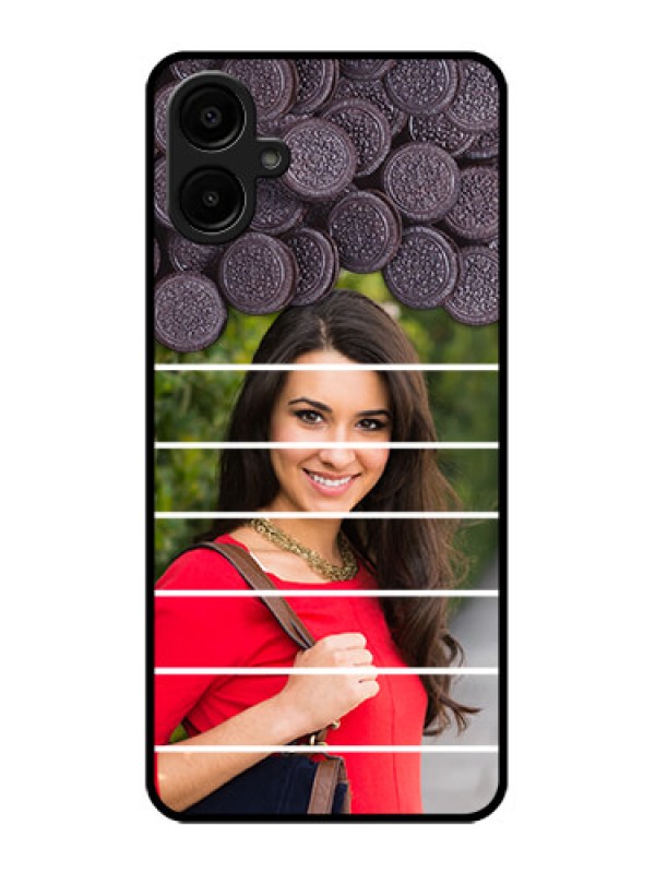 Custom Galaxy A06 Custom Metal Phone CaseWith Oreo Biscuit Design