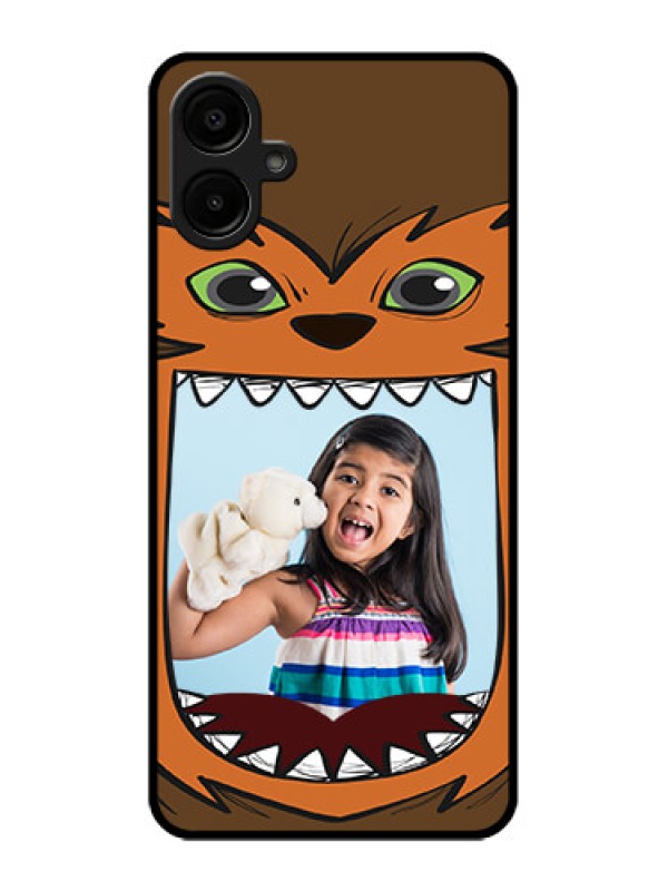Custom Galaxy A06 Custom Metal Phone CaseOwl Monster Back Case Design