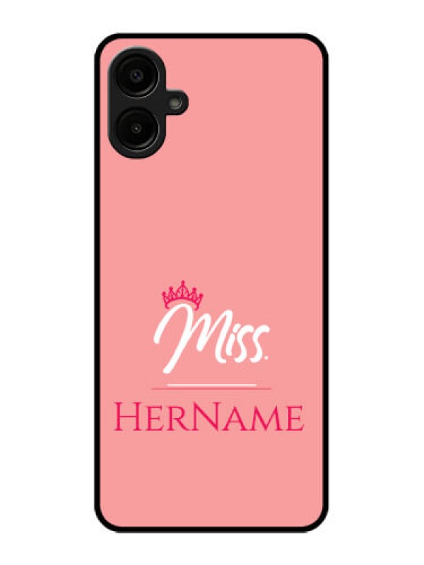 Custom Galaxy A06 Custom Metal Phone CaseMrs With Name Design