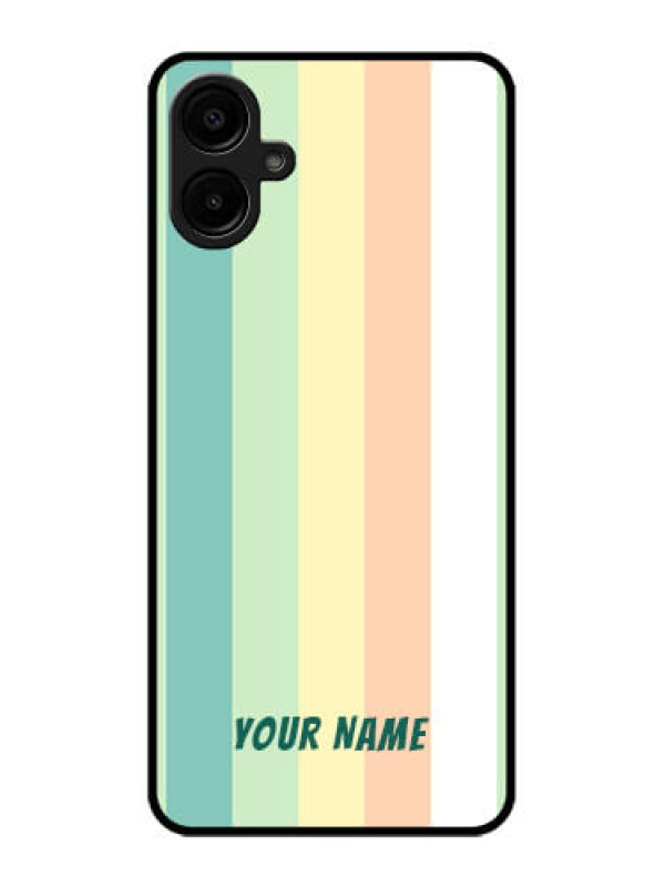 Custom Galaxy A06 Custom Metal Phone CaseMulti - Colour Stripes Design