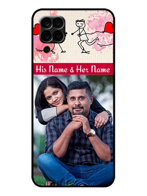 Custom Galaxy A12 Custom Metal Phone Case - You And Me Case Design