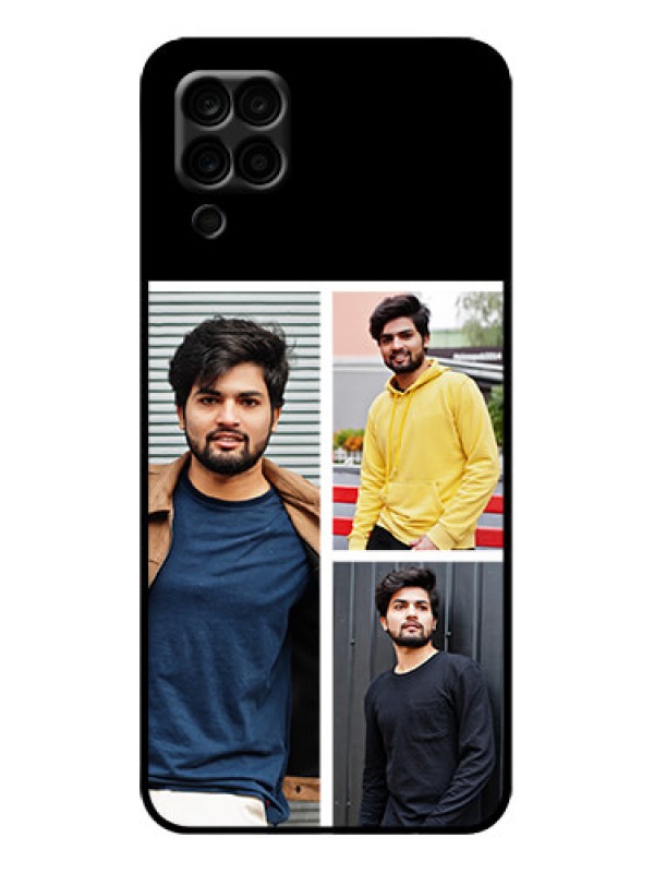 Custom Galaxy A12 Custom Metal Phone Case - Upload Multiple Picture Design