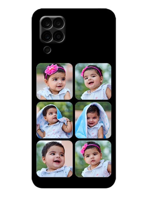 Custom Galaxy A12 Custom Metal Phone Case - Multiple Pictures Design