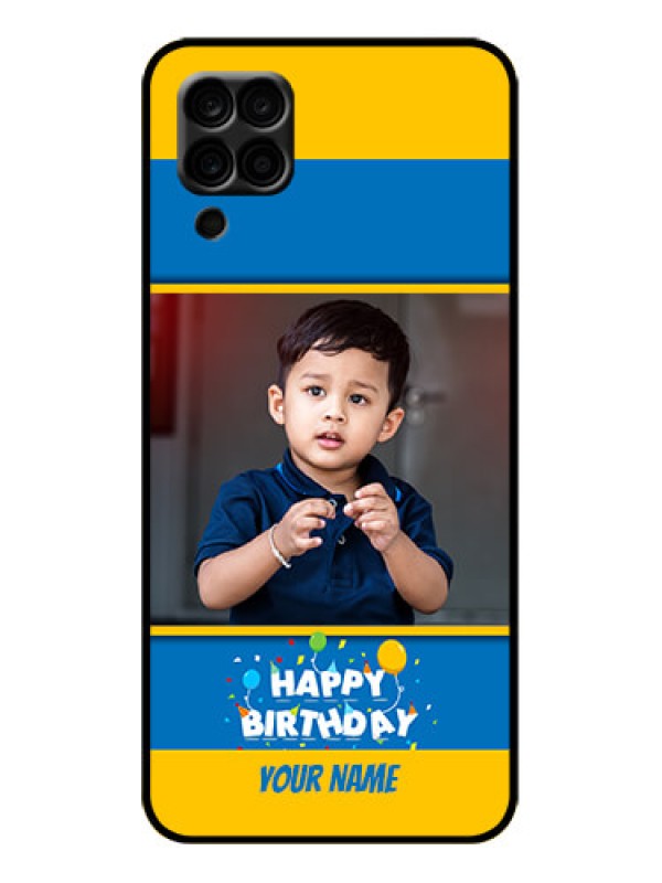 Custom Galaxy A12 Custom Metal Phone Case - Birthday Wishes Design
