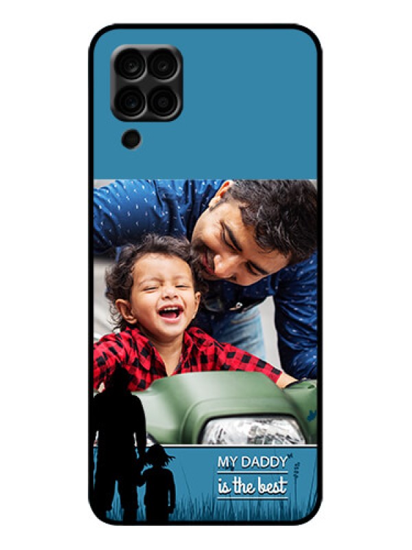 Custom Galaxy A12 Custom Metal Phone Case - Best Dad Design