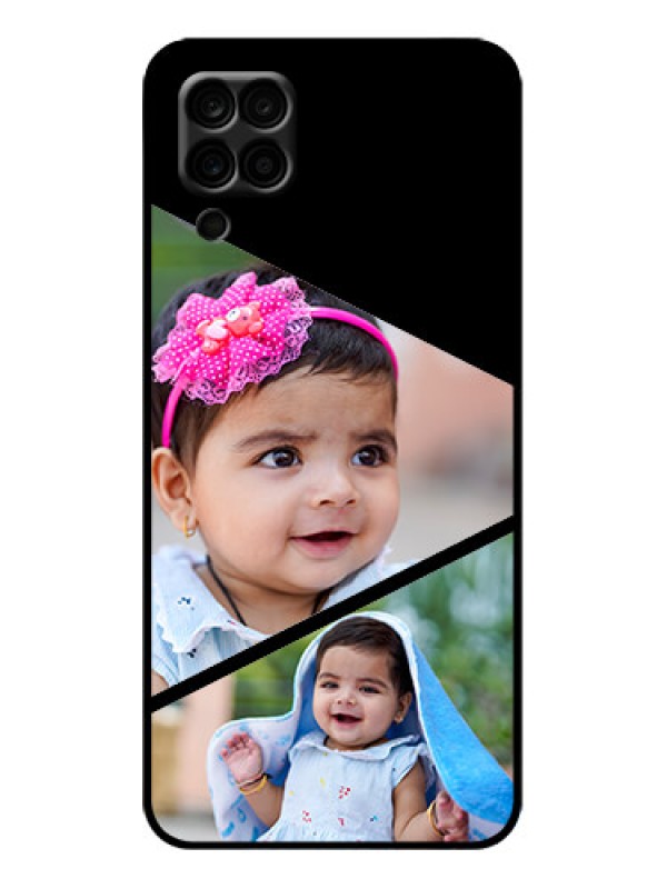 Custom Galaxy A12 Custom Metal Phone Case - Semi Cut Design