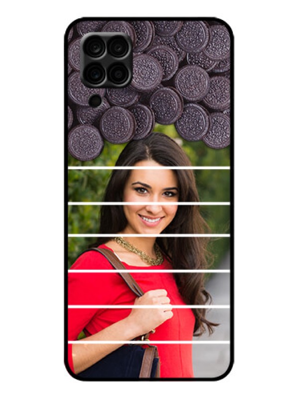 Custom Galaxy A12 Custom Metal Phone Case - With Oreo Biscuit Design