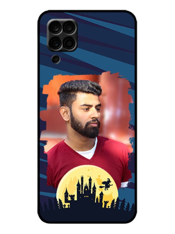 Custom Galaxy A12 Custom Metal Phone Case - Halloween Witch Design