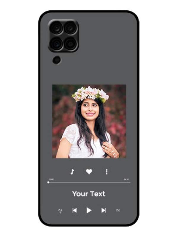 Custom Galaxy A12 Custom Metal Phone Case - Play The Music Design
